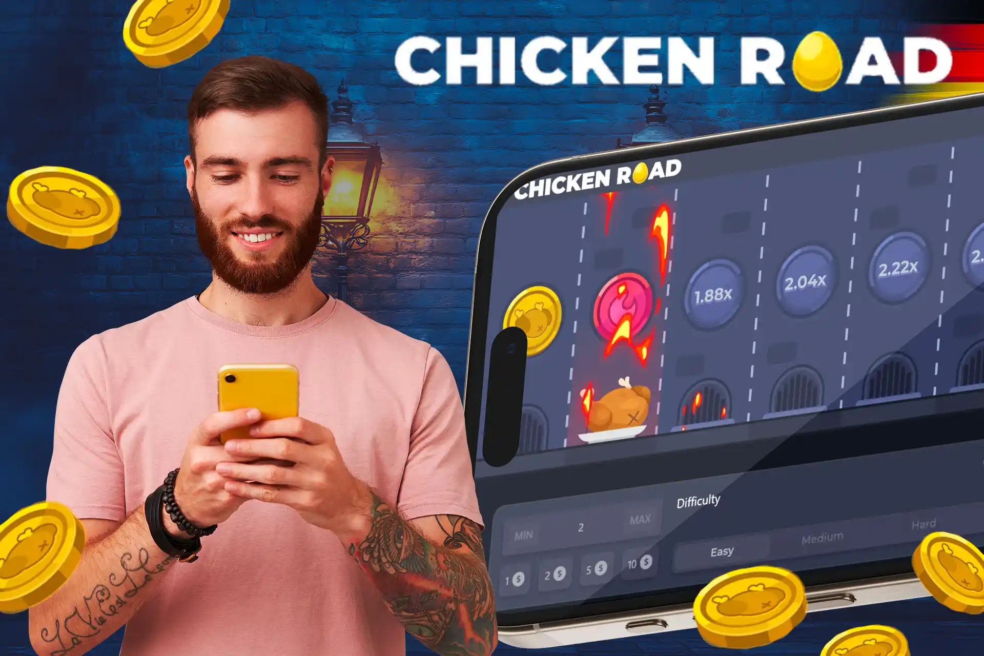 Chicken Road wurde speziell für mobile Gamer entwickelt. Die Ladezeit des Spiels ist minimal.