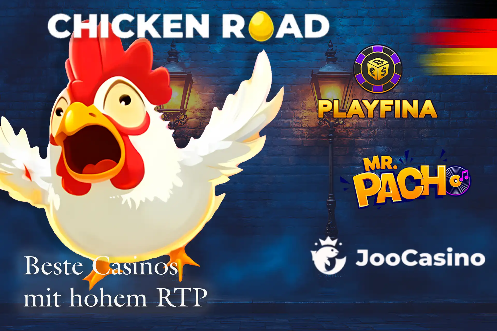Alle besten deutschen Casinos haben Chicken Road in ihren Bibliotheken.